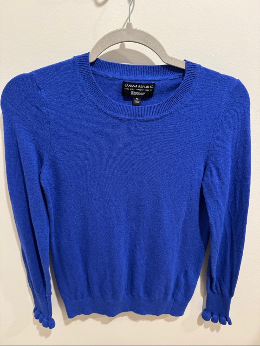 Banana Republic Blue Crewneck Sweater